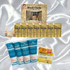 Bundle of 24k Gold Facial Kit, Beauty Cream and Meni Pedi Kit
